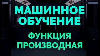 Функция и производная | Математика машинного обучения