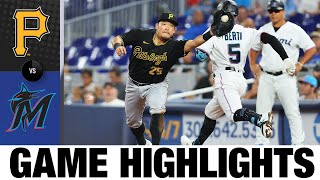 Pirates vs. Marlins Game Highlights (7\/13\/22) | MLB Highlights