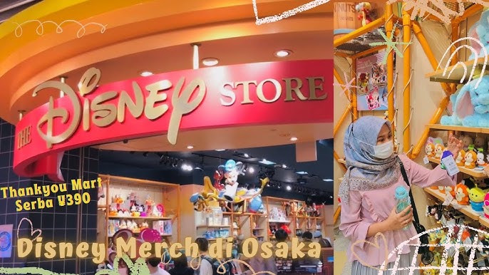 Visit to Shinsaibashi Disney Store in Osaka, Japan