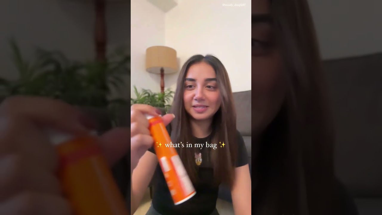 What's in my bag ft. Prajakta koli #mostlysane #prajaktakoli #bag #india