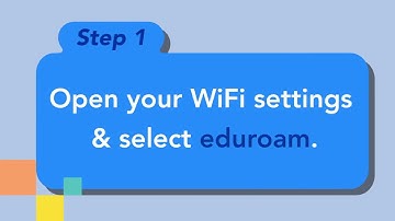 Quickstart Guide: Connect to eduroam