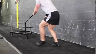 Single Arm Sled Rows