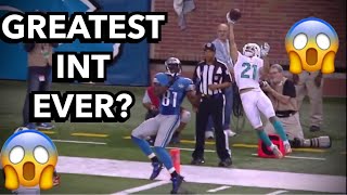 Calvin Johnson vs Brent Grimes INSANE INTERCEPTION! (2014) WR vs CB