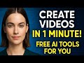 How to Make a Video Using AI Tools in Just 1 Minute for FREE (2025) 💰