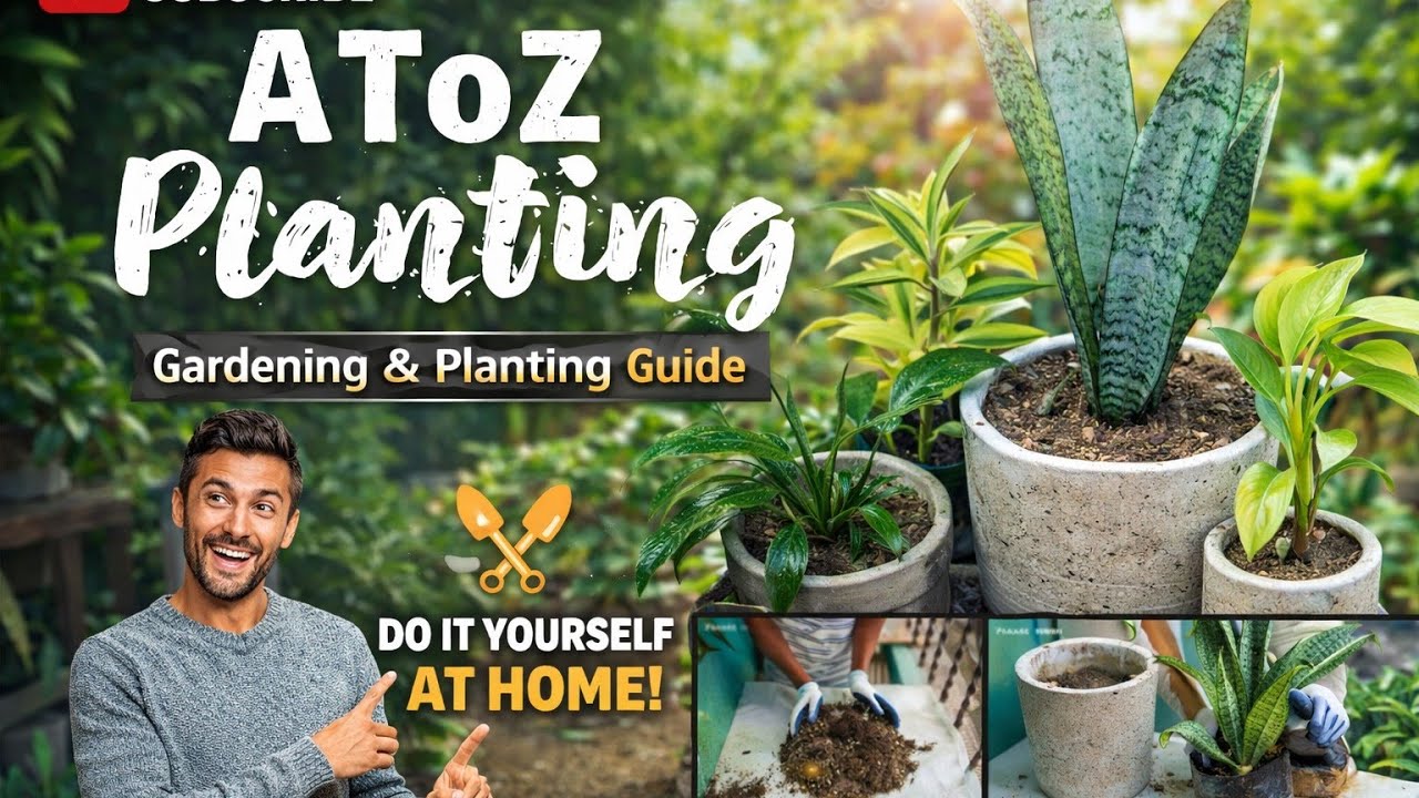 From Soil Making to Planting 🌱 Snake Plant in Cement Pot Complete Guide
