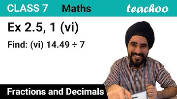 Ex 2.5, 1 - Find: (vi) 14.49 ÷ 7 - Dividing Decimals - Class 7 Maths - Teachoo