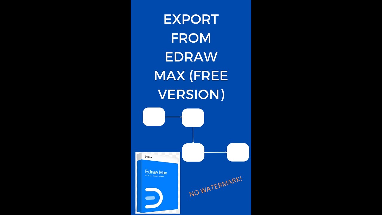 Export without watermark! Edraw MAX Free version