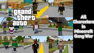 MINECRAFT GTA ALL CHARACTERS MOD DOWNLOAD | GTA MAP MOD in Minecraft Pe | GTA MOD For Minecraft screenshot 2