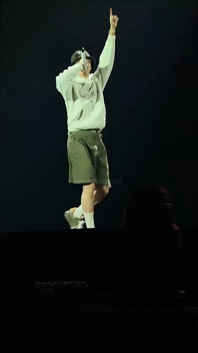 Hope On The Stage in Taepei Soundcheck D1 #bts #jhope #hobi #shorts