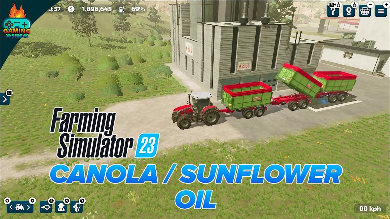 Making Canola and Sunflower Oils | Farming Simulator 23 Gameplay in urdu hindi
