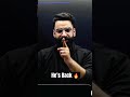 He’s BACK🔥 Wassim Bhat