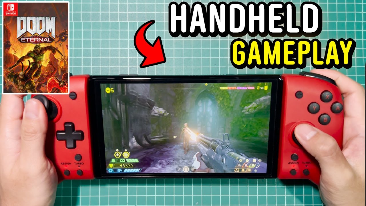 Doom Eternal Nintendo Switch OLED | Handheld Gameplay 2022 - YouTube