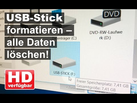 USB Stick Formatieren mit Windows 10