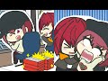 【手描き】ギャンブル沼に落ちるアンマリ【宝鐘マリン /アンジュ・カトリーナ/切り抜き/ホロライブ/にじさんじ】
