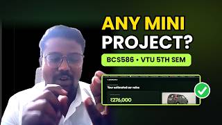 Details VTU Mini Project Using ChatGPT | BCS586 | 5th Sem 2022 Scheme ⭐| How to Build ANY Project News