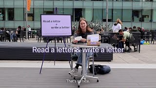 Read a letter, write a letter, for Mental Health Awareness Week