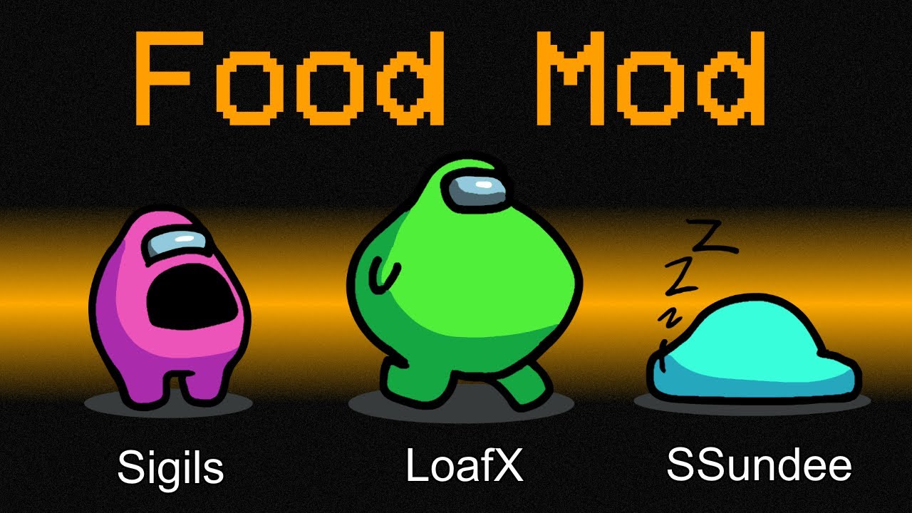 *New* FOOD MOD in Among Us (Fat Mod) - YouTube