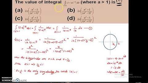 NTA CSIR NET/JRF\\ GATE- MATHEMATICS || Complex Analysis