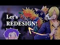 Redesigning ONE PIECE Characters! [Sanji &amp; Brook] speedpaint + commentary