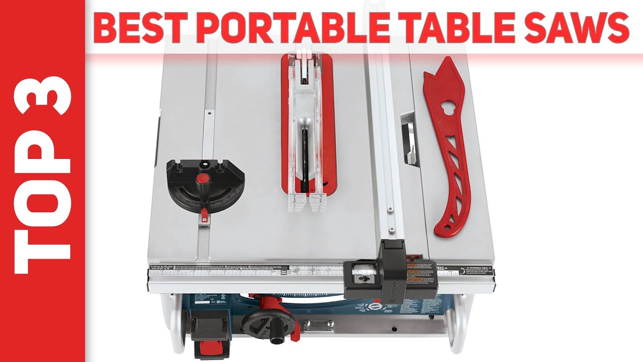 3 Best Portable Table Saws in 2022 - YouTube