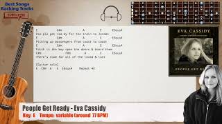🎸 People Get Ready - Eva Cassidy Acc Guitar Backing Track With Chords And Lyrics