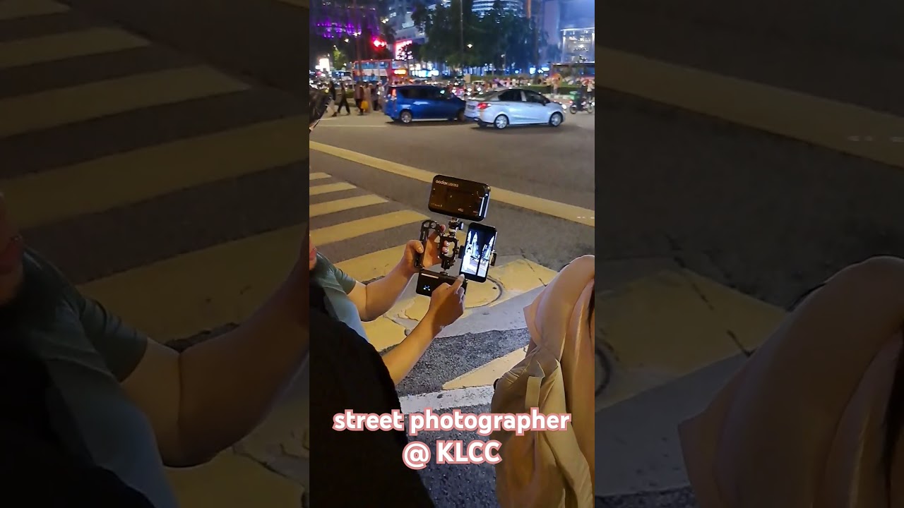 Best spot for tourists to take photos with Twin Towers as backdrop at night! Wonderful memories!