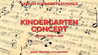 Harlan Primary School - Kindergarten Music Program - 4/4/23