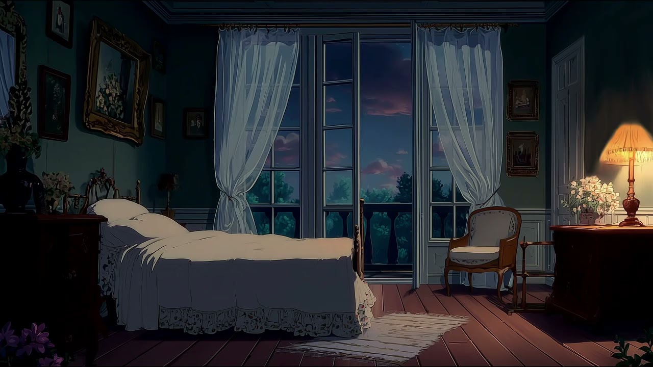 1930s vintage oldies playing in another room