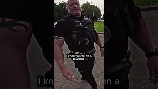 Cop Tells Biker His Friend Just Crashed