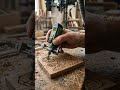 Tiny Milling Tool Shaping Wood Designs – Mini Precision Art! 🪵✨