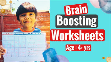 Brain Boosting Worksheets For 4-6yrs/Unplugged Coding/Directional Coding/Summer Vacation Activities.