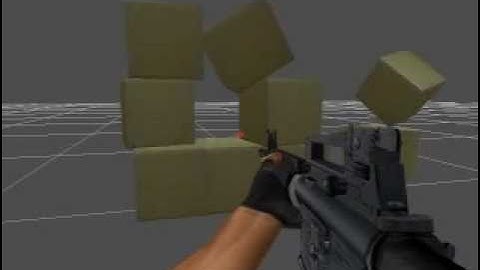 [C/C++/OpenGL] Rigid-Body Physics Simulation (2004)