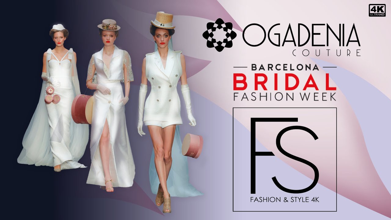 OGADENIA COUTURE Spring/Summer 2025 Barcelona Bridal Fashion Week EXCLUSIVE 4K SHOW Neus Bermejo