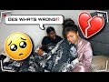 CRYING IN THE MIDDLE OF THE NIGHT AND HIDING IT FROM MY BOYFRIEND PRANK *CUTE REACTION*
