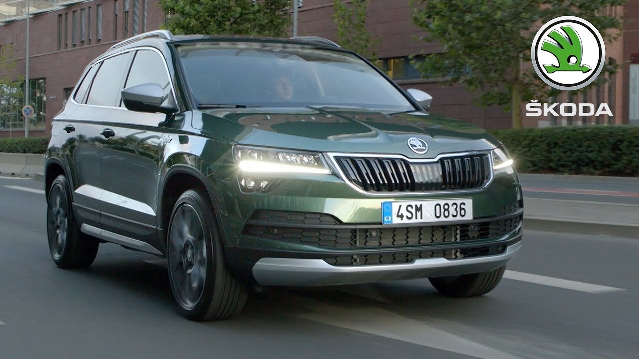 2019 Skoda Karoq Scout Road Trail Driving Interior Exterior