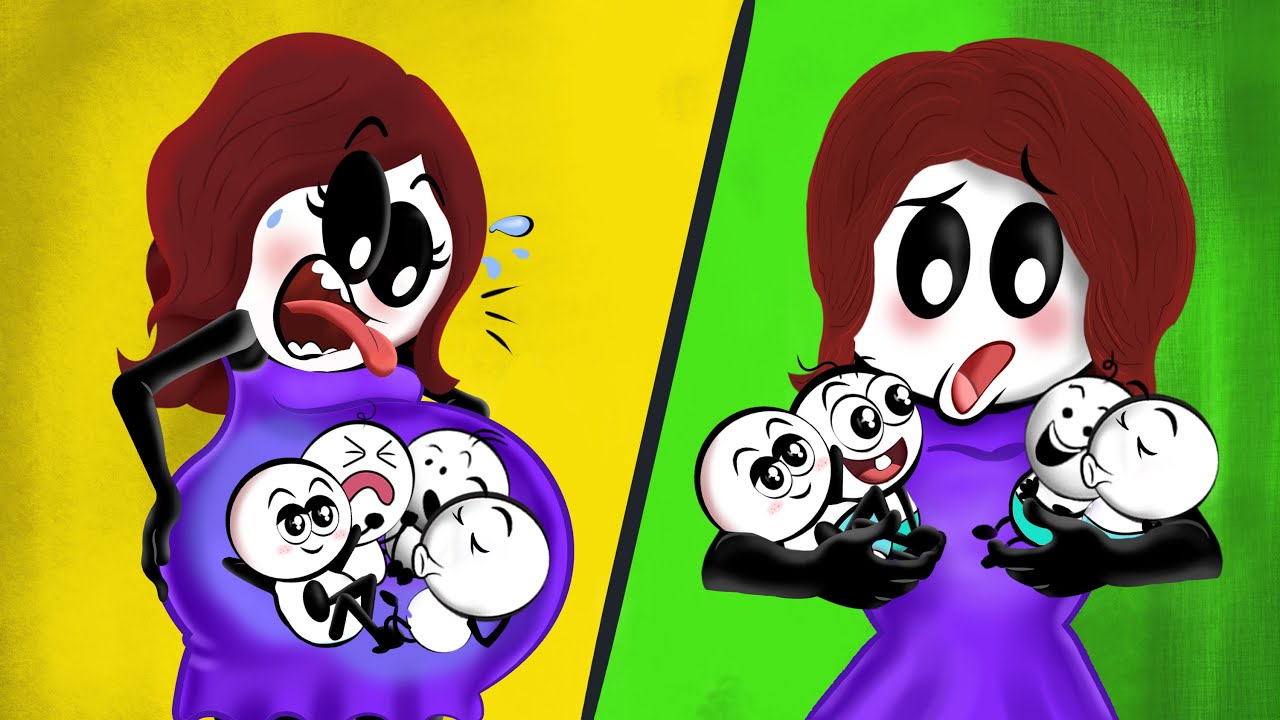 Four Baby  One Mommy - Pencil show Cartoons