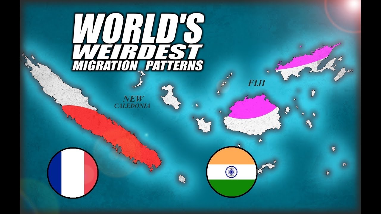 demographic characteristics Fiji & New Caledonia: World's Weirdest Migration Patterns