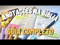 Guia de COMO ESCREVER NA BIBLIA | Exemplos com Bíblias com e SEM ESPAÇO PARA ANOTAR
