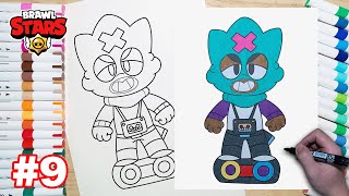 How To Coloring Ollie - Coloring Pages Brawl Stars