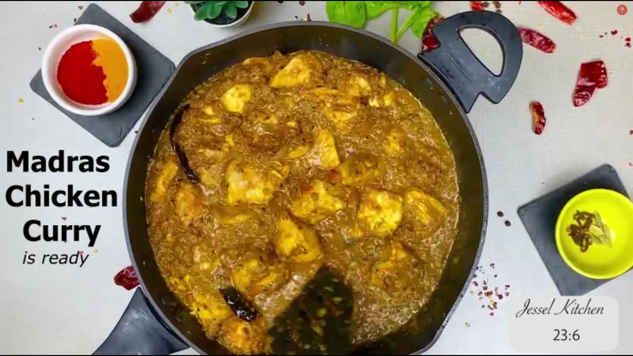 Madras Chicken Curry / மெட்ராஸ் சிக்கன் | Jessel Kitchen 23:6 Studio