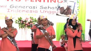YEL-YEL BEBAS STUNTING (CEGAH GIZI BURUK) HKN 55 PUSKESMAS MAUKARO