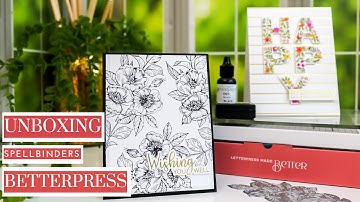 UNBOXING AND REVIEWING SPELLBINDERS BETTERPRESS SYSTEM