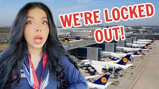 Flight Attendant Life - Flight To Frankfurt Gone Wrong: Locked Out Of The Airport?! ✈️🔒