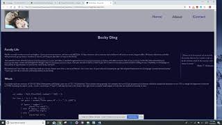 Module 1 MySite Project Sample video