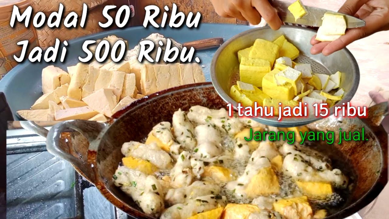 IDe Usaha Modal Seuprit.!! Minim Pesaing.. 1 Tahu Jadi 15 ribu.Belum banyak yang jual