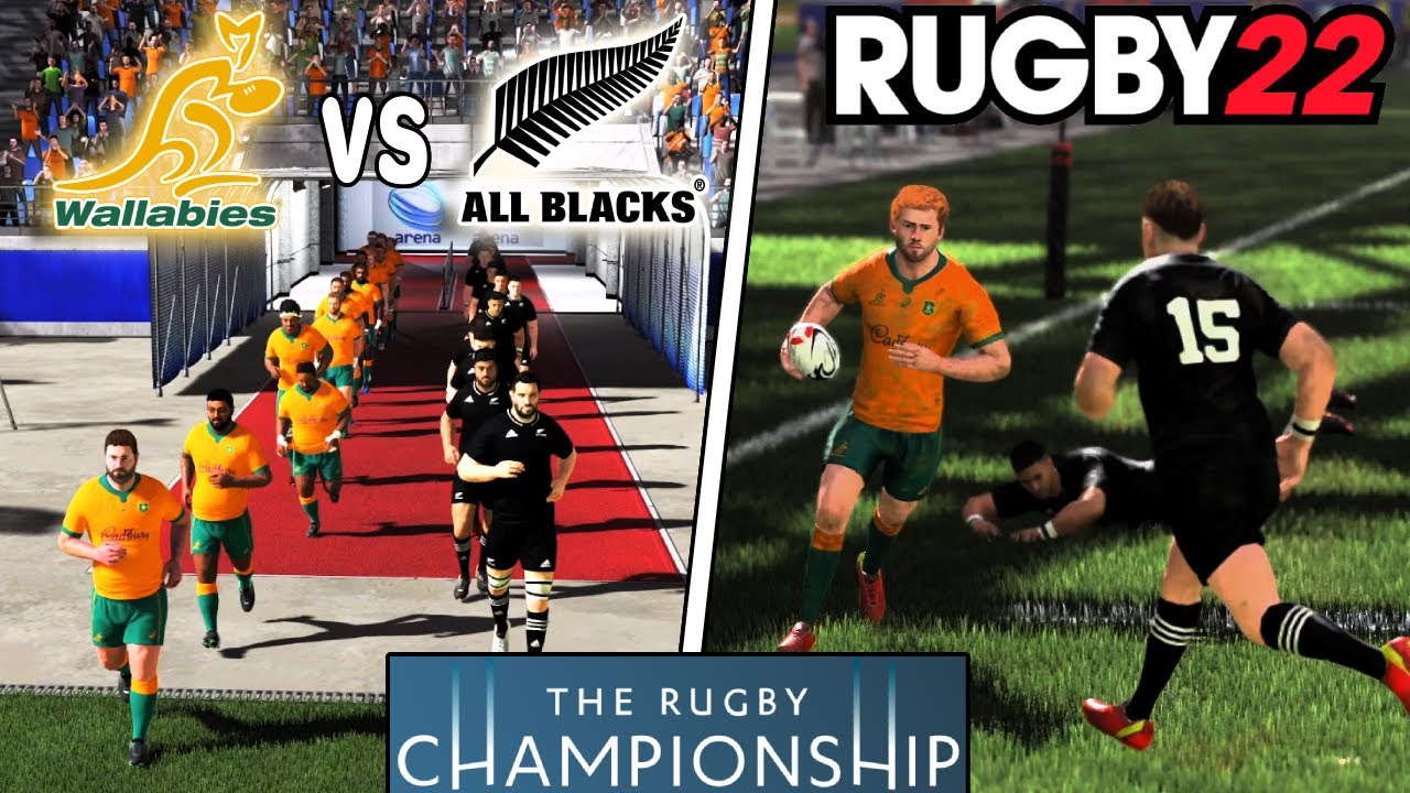 AUSTRALIA v NEW ZEALAND - Rugby Championship 2023 - Rugby 22 Legend ...