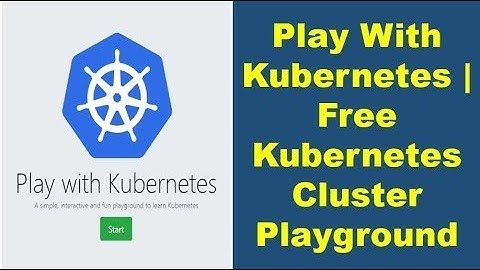 How to create an Kubernetes Cluster on  Kubernetes Playground