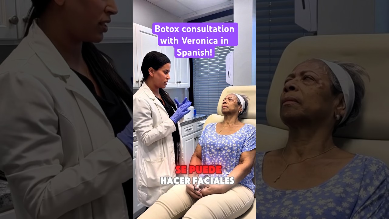Botox consultation with Veronica in Spanish! We are the top injectable provider in New Jersey! 