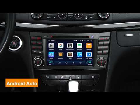 [IA72M211] 7" Mercedes Android 12 Octacore Car DVD with IPS Screen CarPlay DSP Amplifier RDS Radio