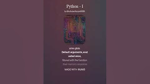 🎵 Python Data Structures Song - Part 1 | Lists, Tuples, Dictionaries, Sets & Functions 🎶